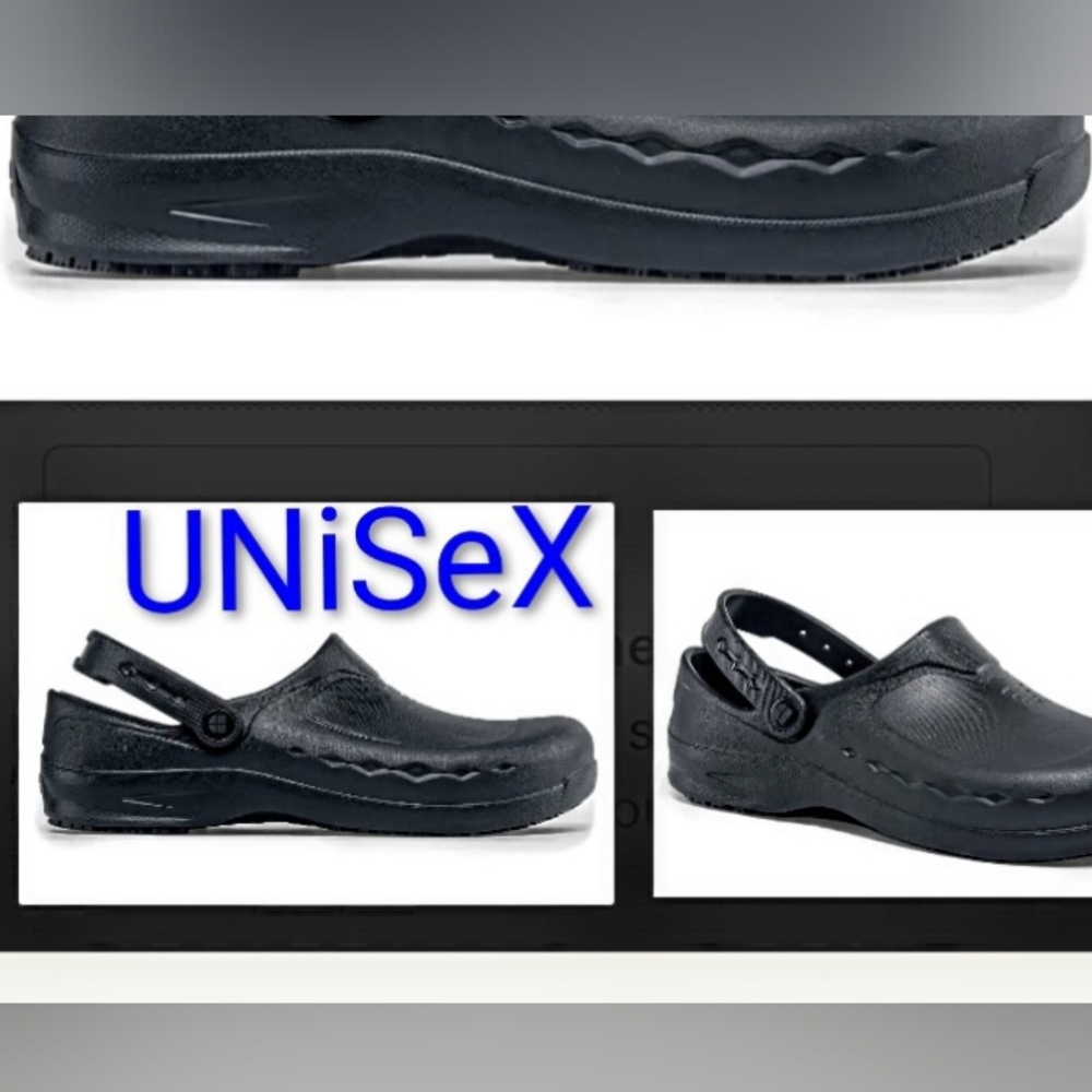 Shoes For Crews UNISEX Slip-On ZINC Loafers Safety Clogs Standing All Day